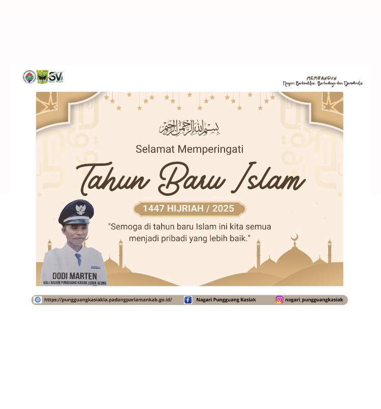 Selamat Tahun Baru Islam 1 Muharram 1447 H.